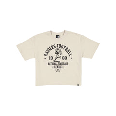Las Vegas Raiders Throwback Prep Stone Women's Cropped T-Shirt