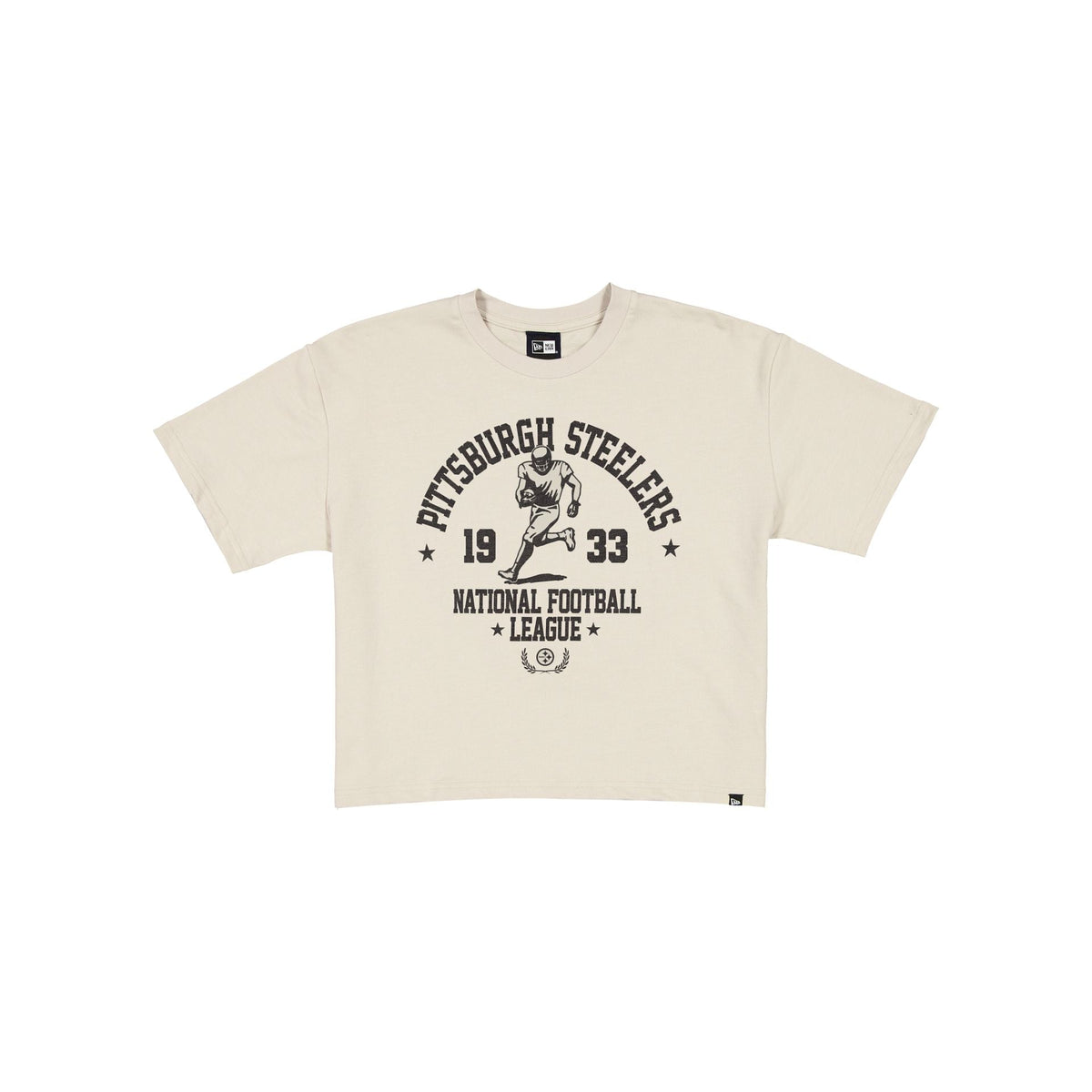 Pittsburgh Steelers Throwback Prep Stone Women's Cropped T-Shirt