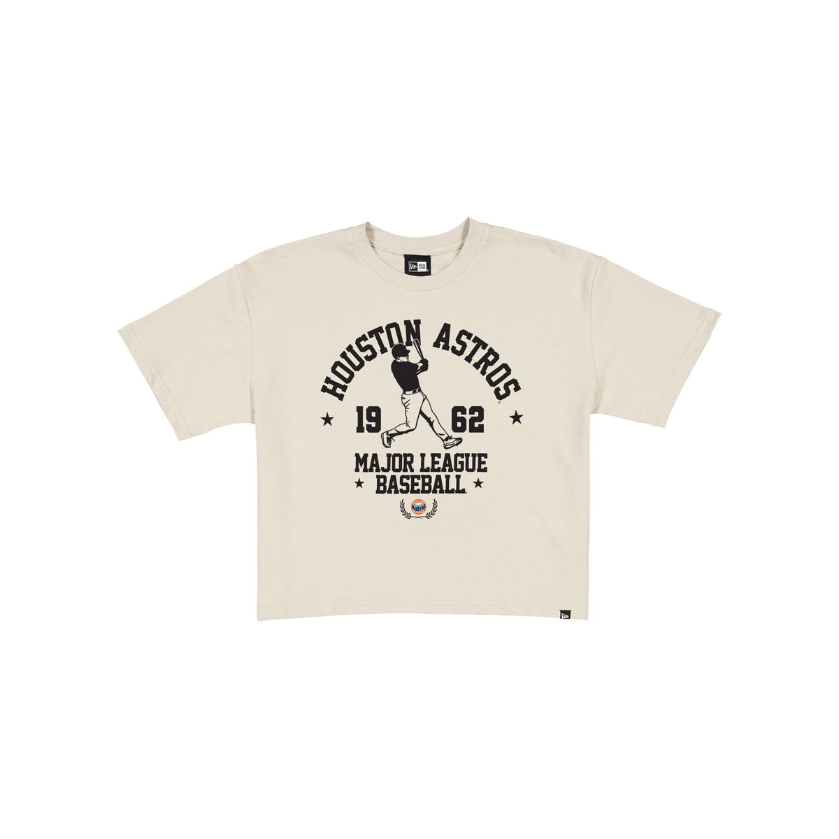 Houston Astros Throwback Prep Stone Women's Cropped T-Shirt