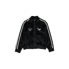 Philadelphia Eagles Throwback Prep Black Women's Track Jacket