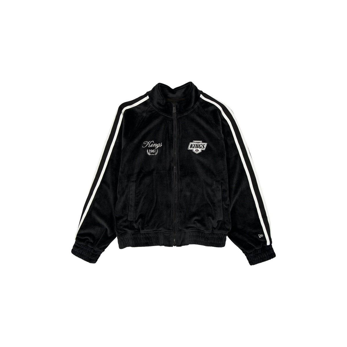 Los Angeles Kings Throwback Prep Black Women's Track Jacket