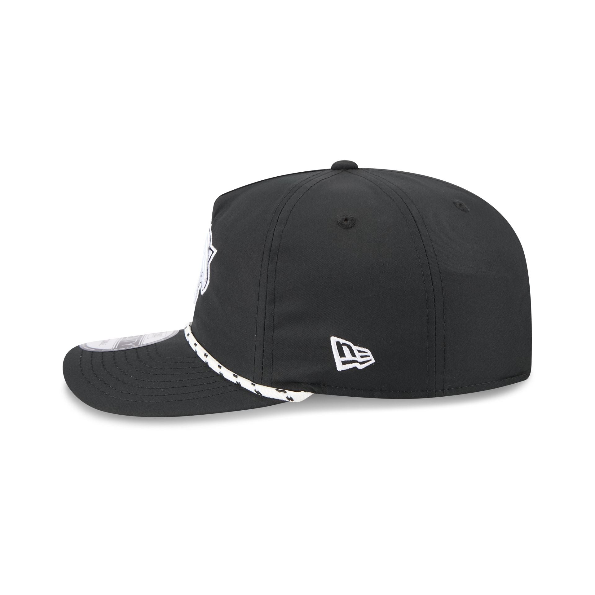 New York Knicks Black and White Rope 19TWENTY Snapback Hat