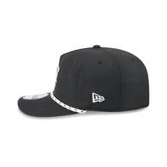 Miami Dolphins Black and White Rope 19TWENTY Snapback Hat