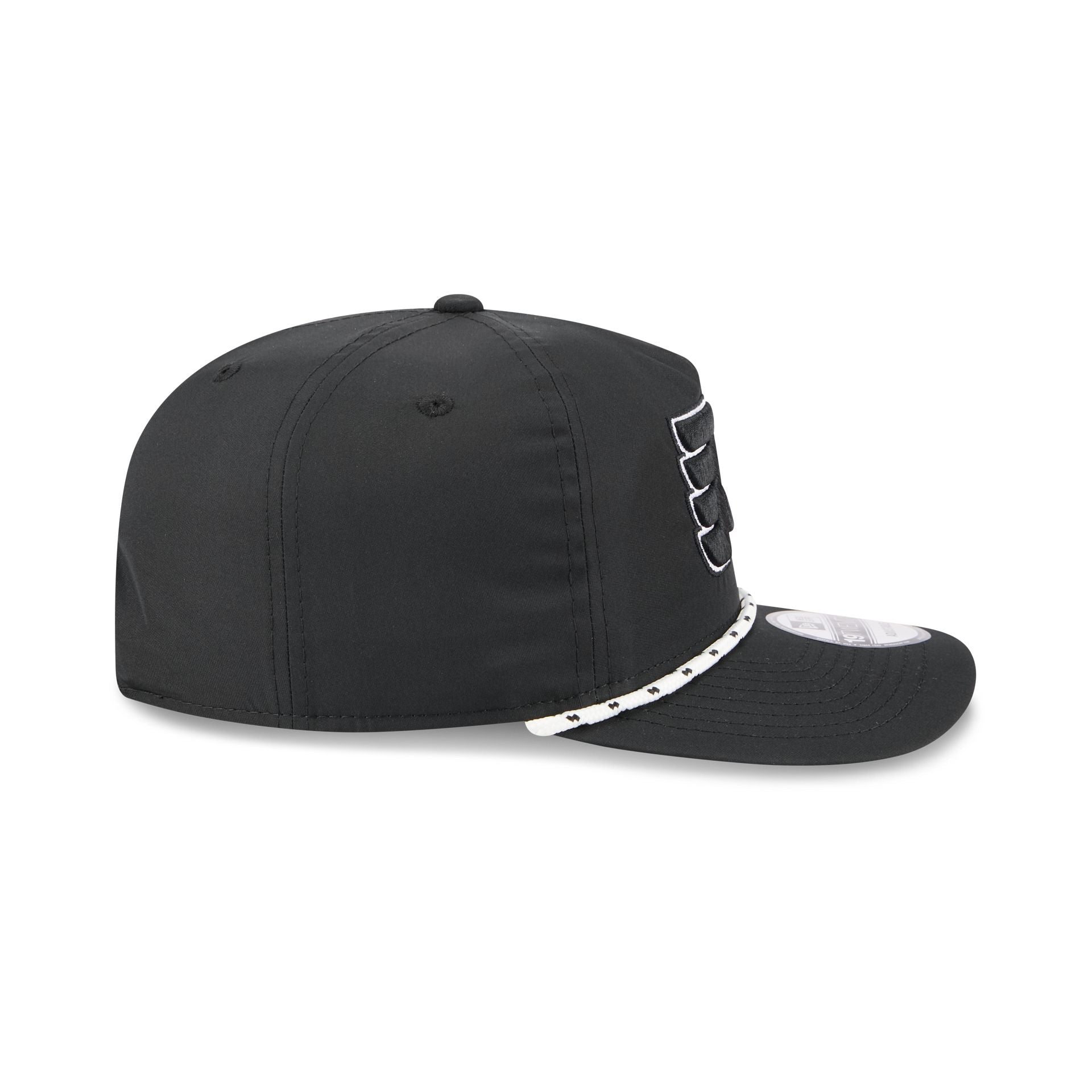Philadelphia Flyers Black and White Rope 19TWENTY Snapback Hat