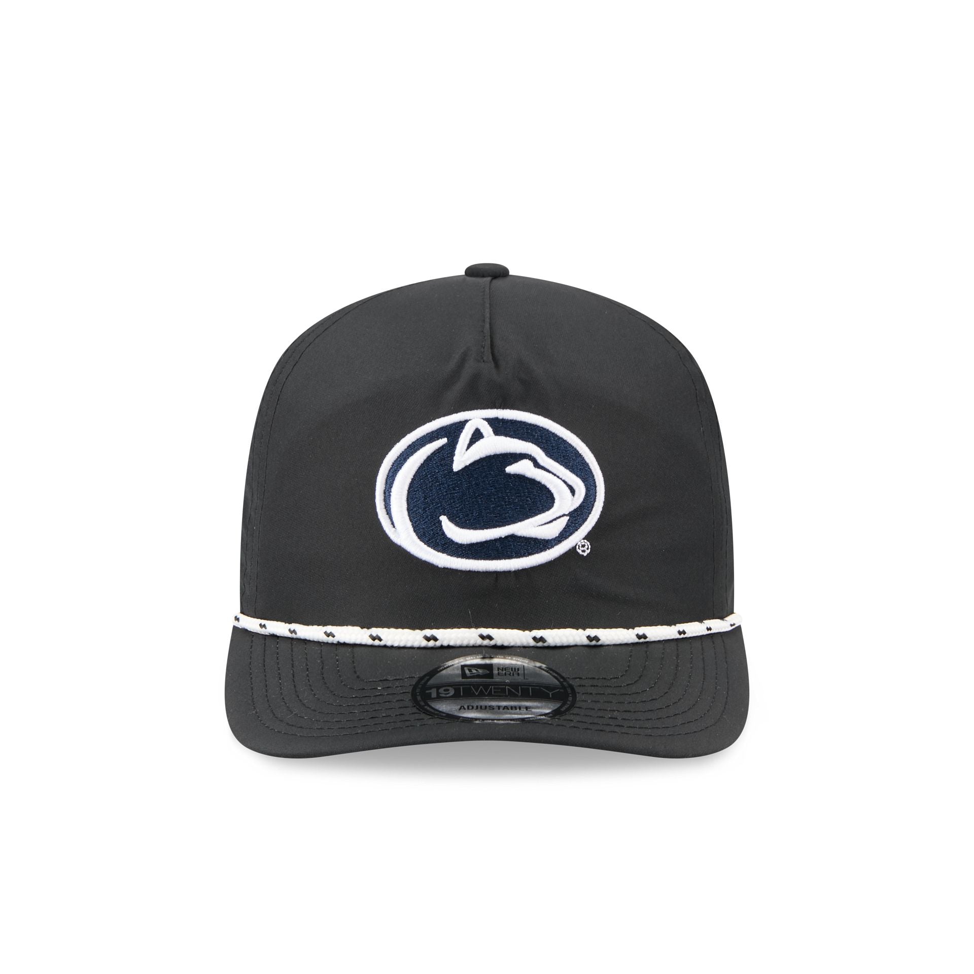 Penn State Nittany Lions Black and White Rope 19TWENTY Snapback Hat