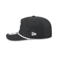 Michigan Wolverines Black and White Rope 19TWENTY Snapback Hat