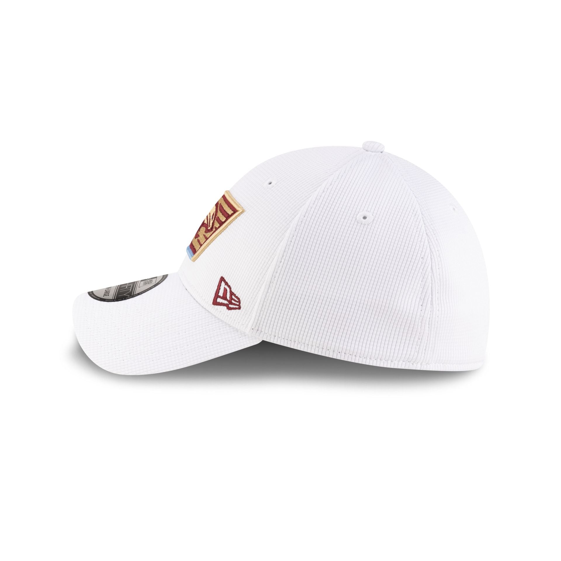 Michigan Panthers White 39THIRTY Stretch Fit Hat