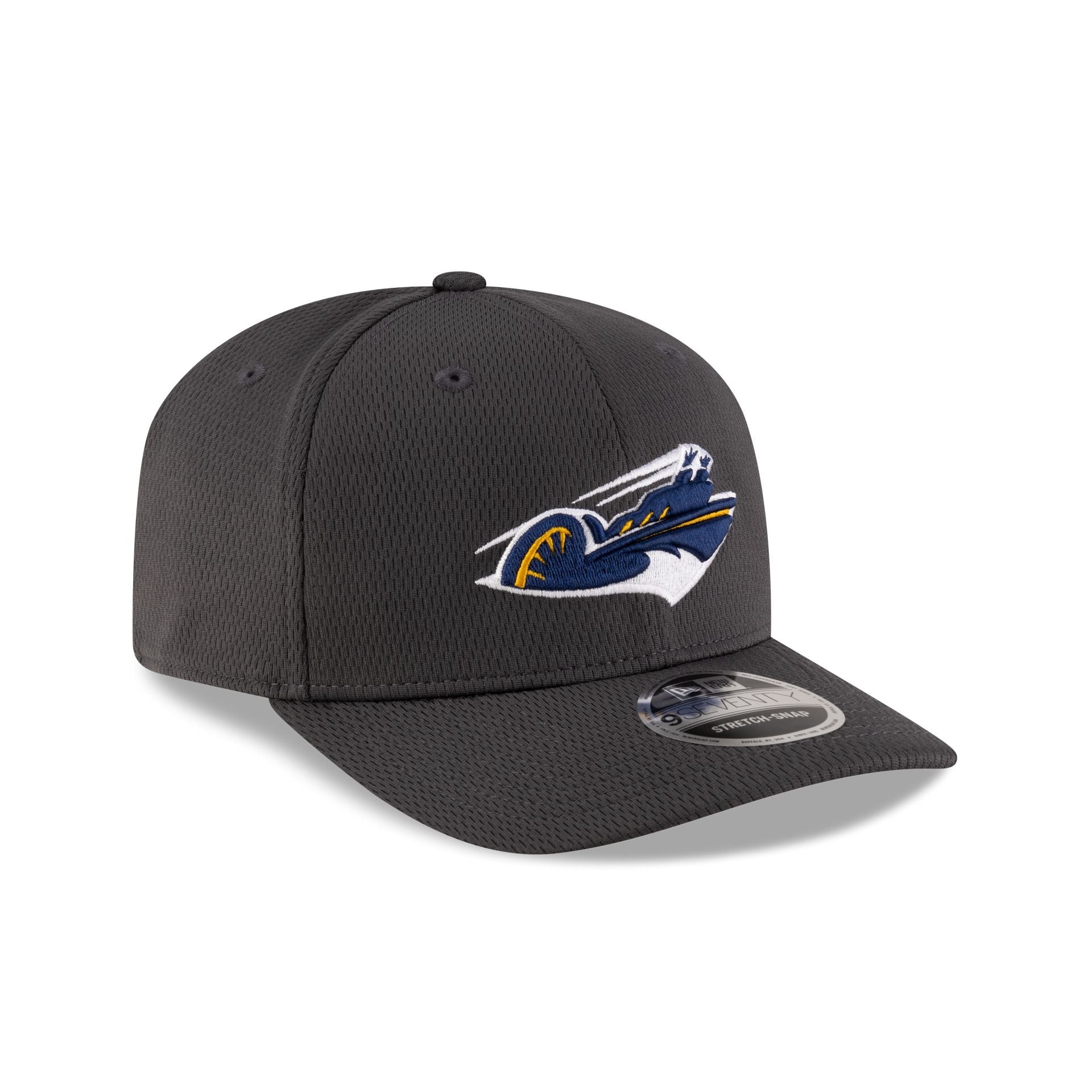 Memphis Showboats Gray 9SEVENTY Stretch-Snap Hat