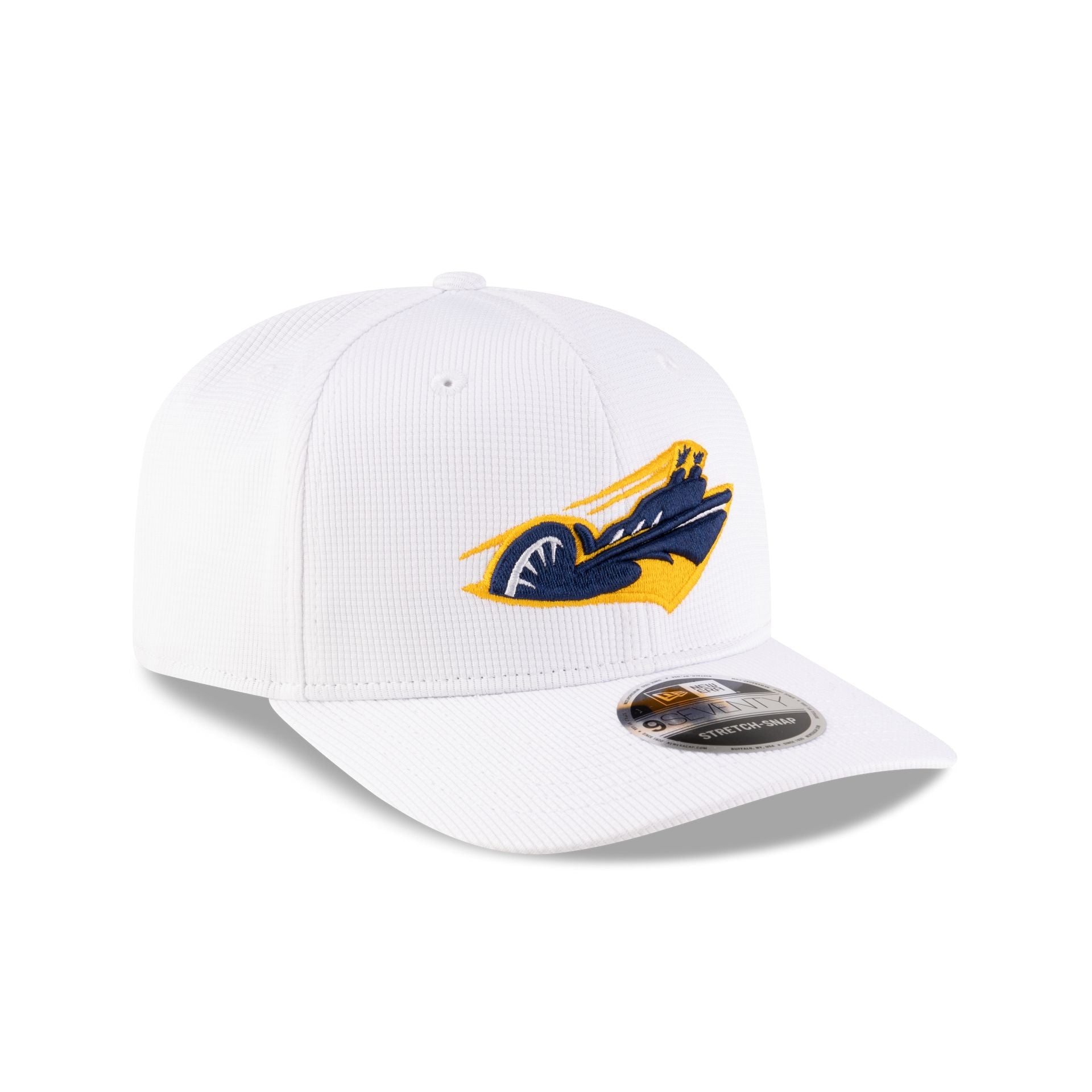 Memphis Showboats White 9SEVENTY Stretch-Snap Hat