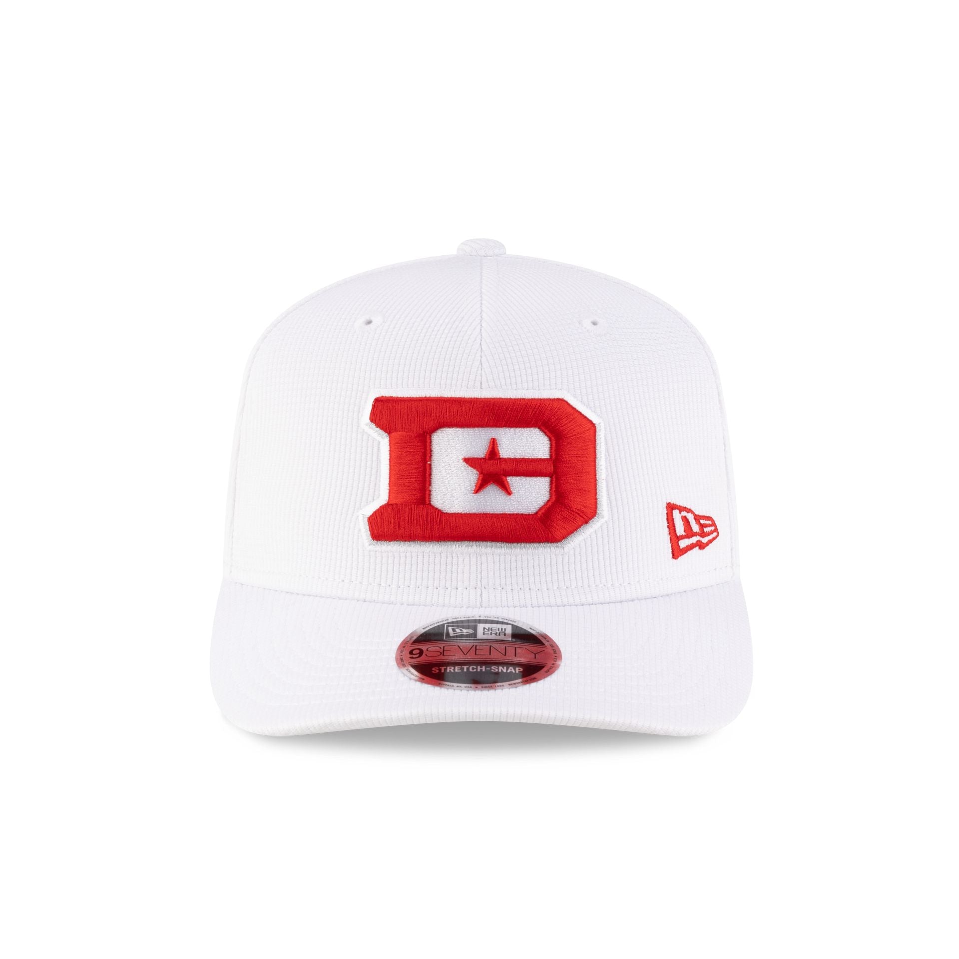 DC Defenders White 9SEVENTY Stretch-Snap Hat