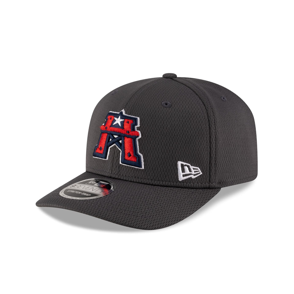 Houston Roughnecks Gray 9SEVENTY Stretch-Snap Hat