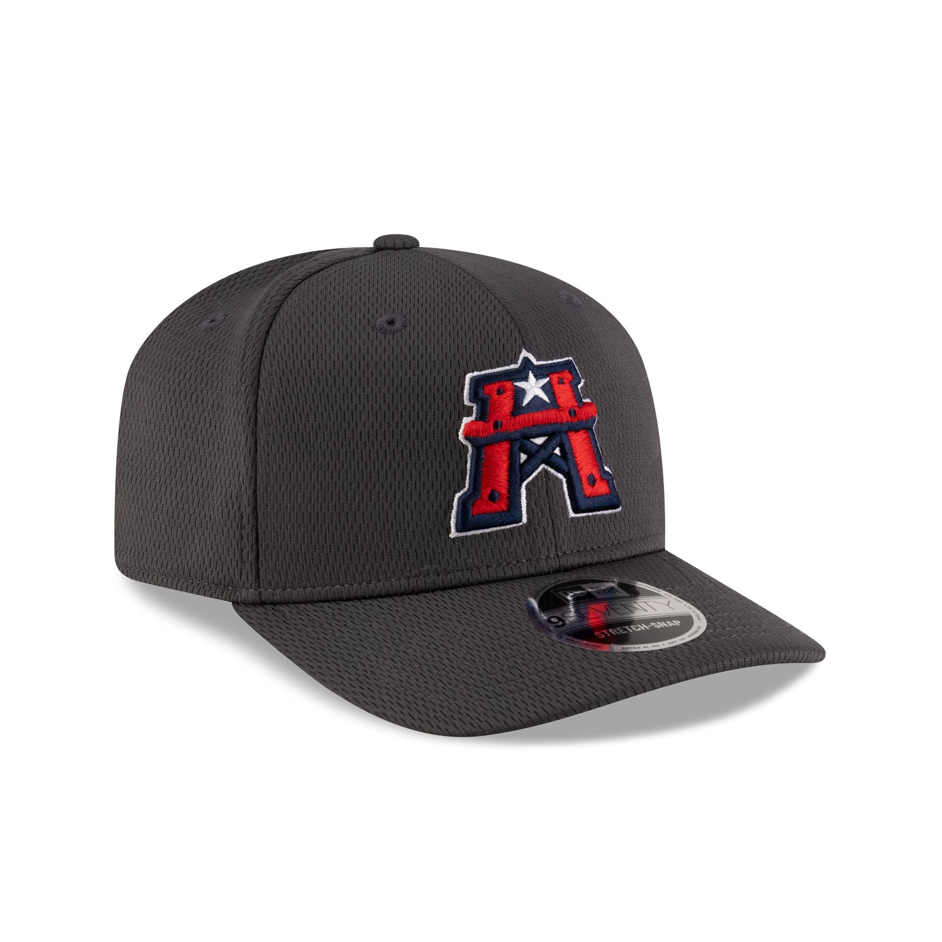 Houston Roughnecks Gray 9SEVENTY Stretch-Snap Hat