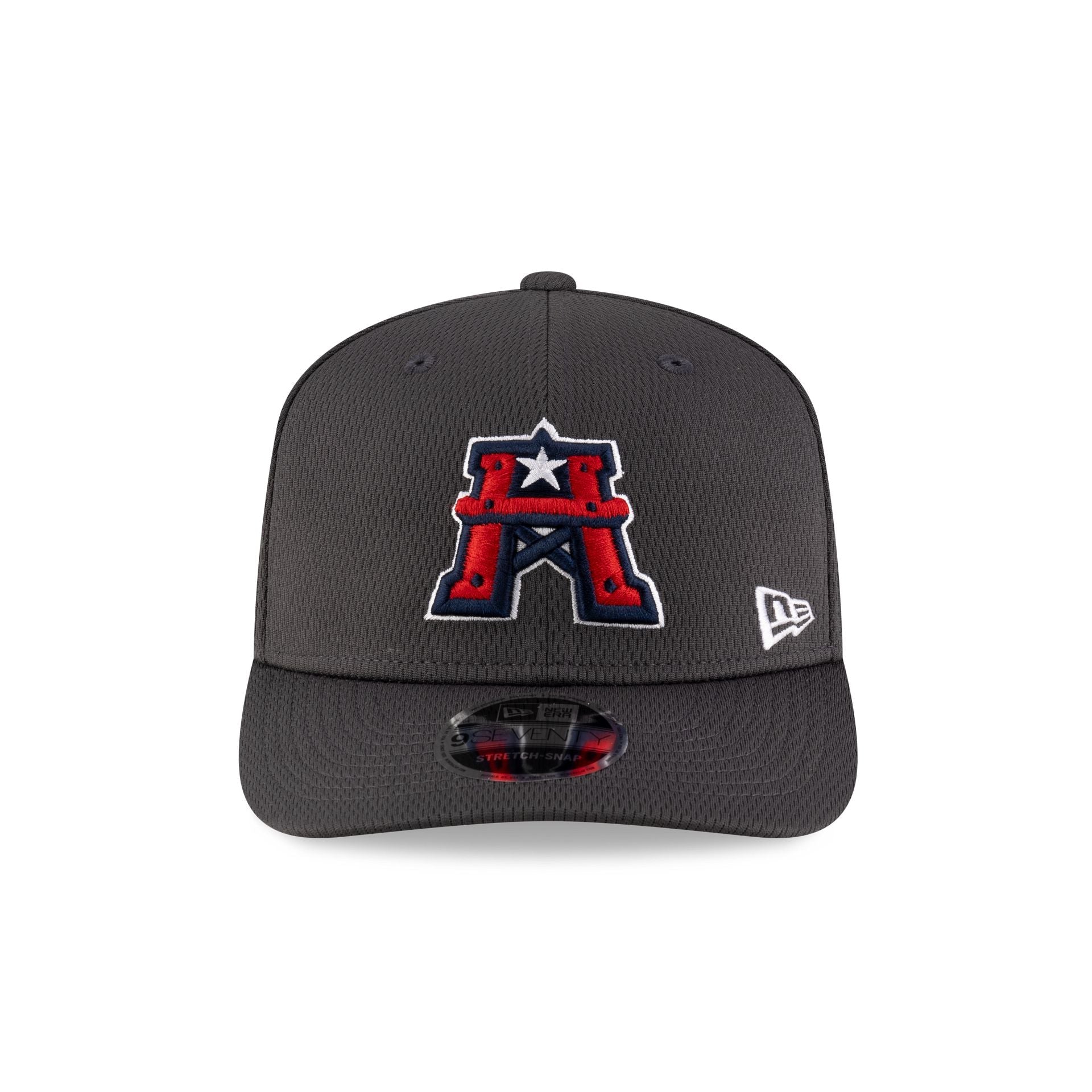 Houston Roughnecks Gray 9SEVENTY Stretch-Snap Hat