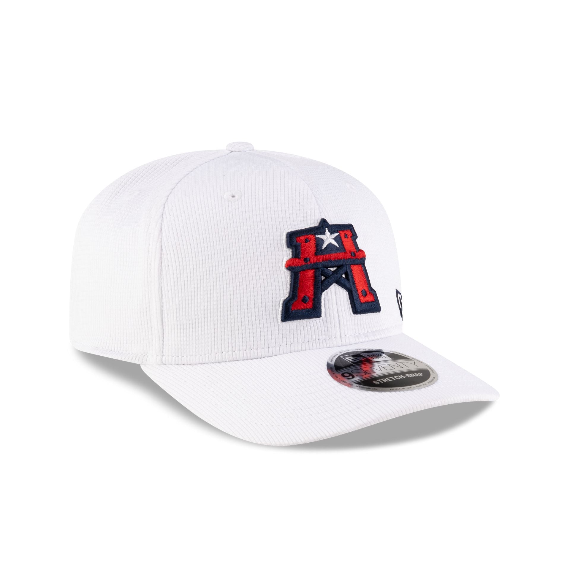 Houston Roughnecks White 9SEVENTY Stretch-Snap Hat