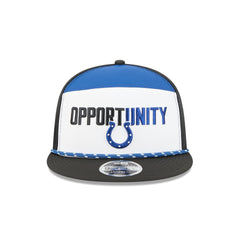 Indianapolis Colts 2025 Inspire Change Split Panel 9FIFTY Snapback Hat