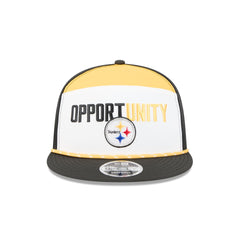 Pittsburgh Steelers 2025 Inspire Change Split Panel 9FIFTY Snapback Hat