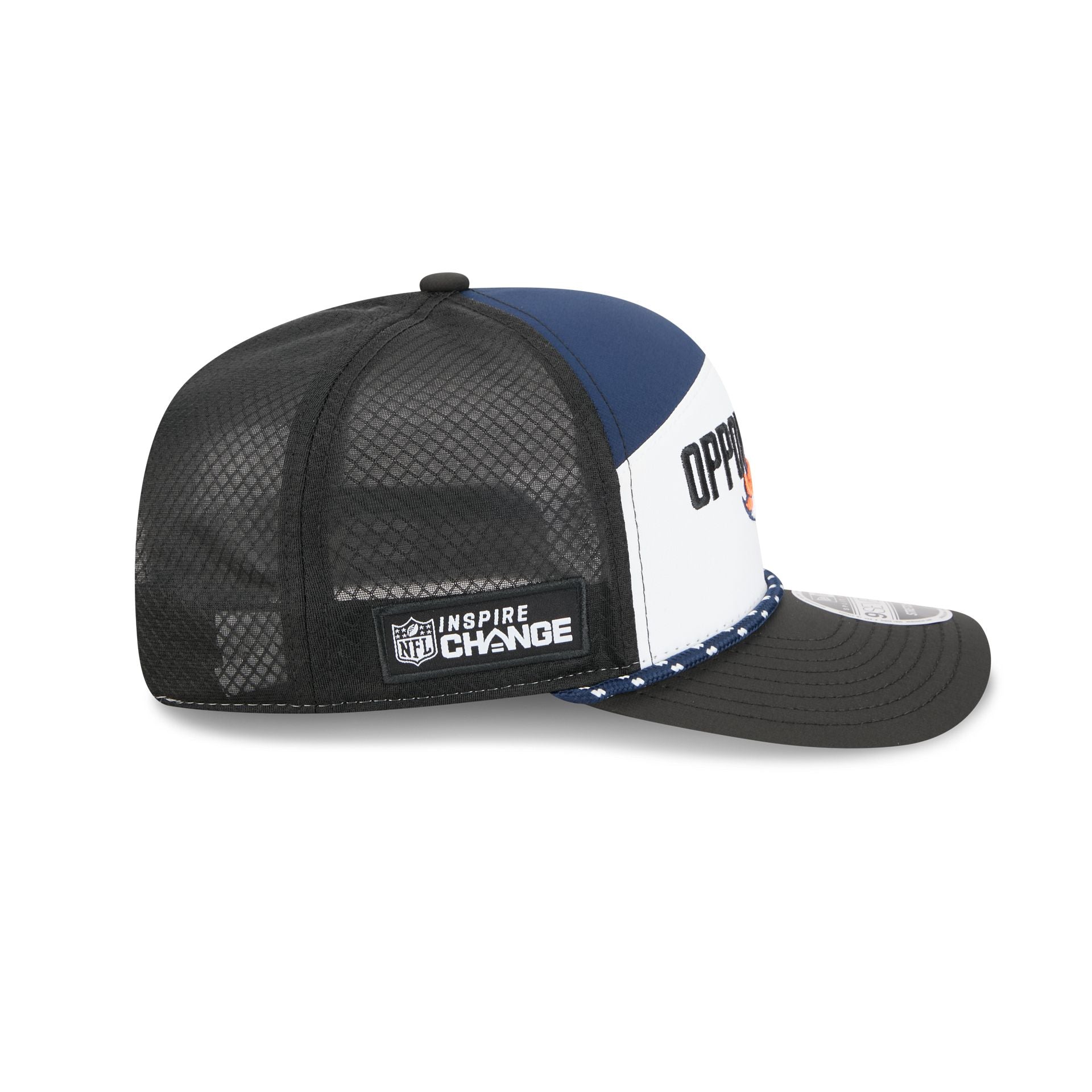 Denver Broncos 2025 Inspire Change Split Panel 9SEVENTY Trucker Hat