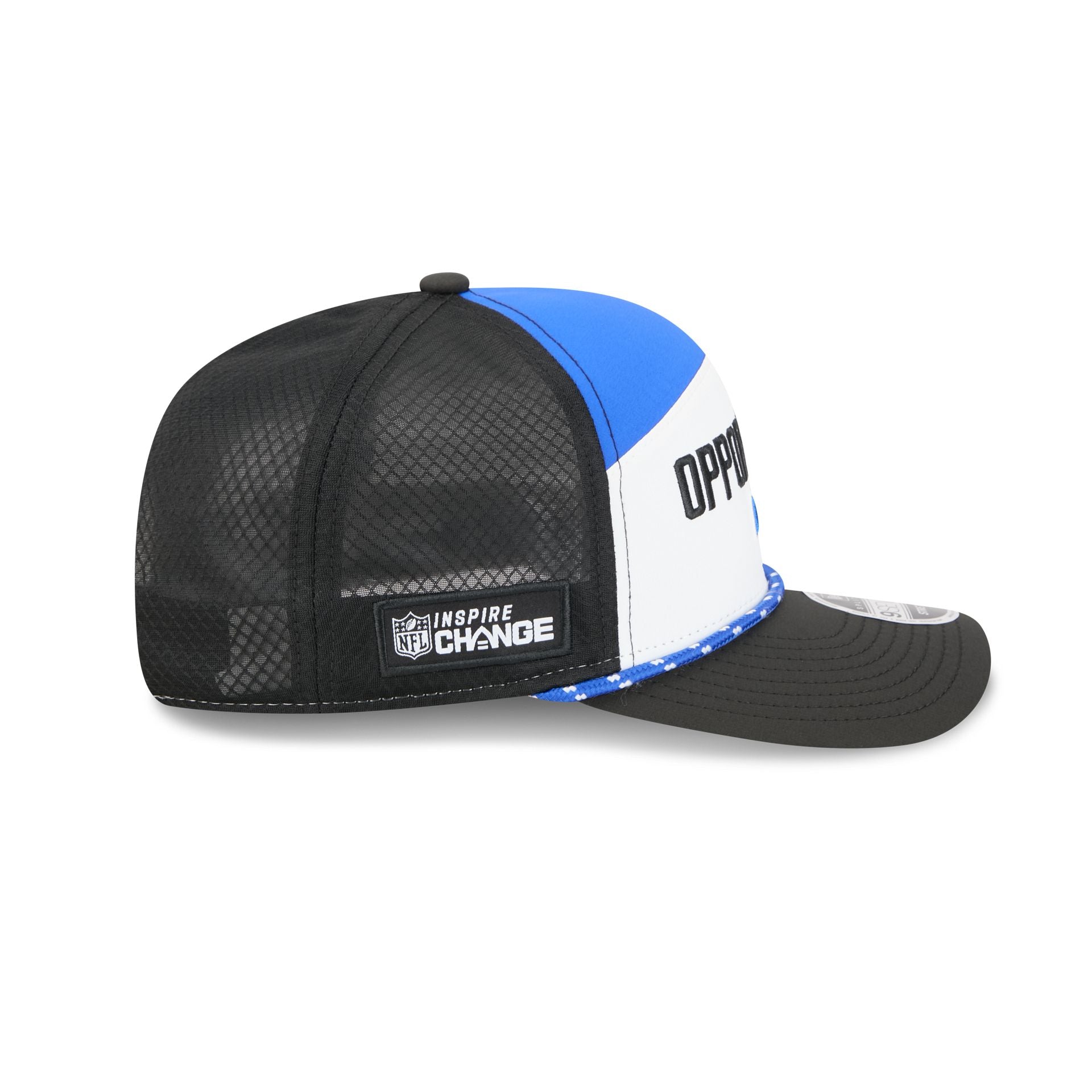 Los Angeles Rams 2025 Inspire Change Split Panel 9SEVENTY Trucker Hat