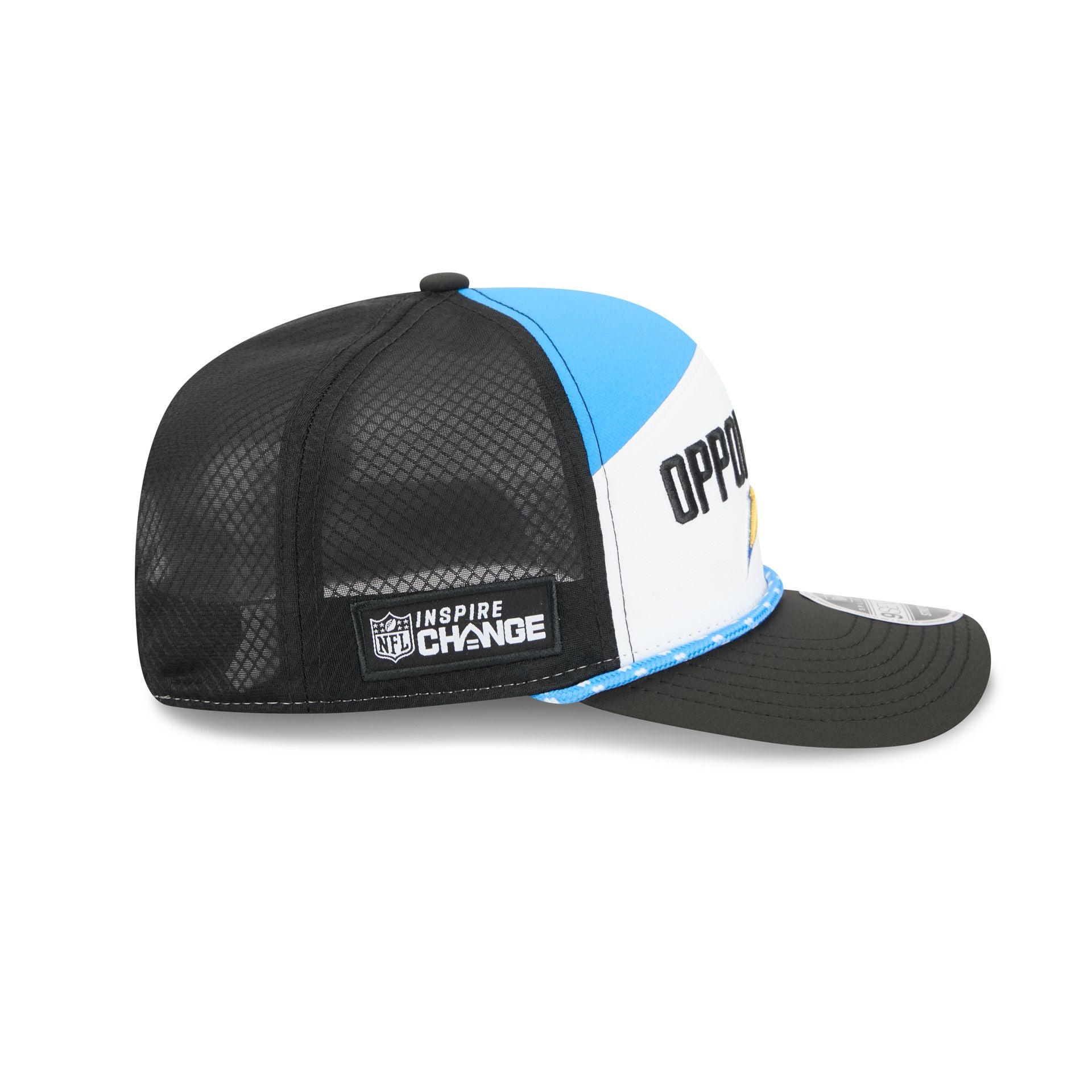 Los Angeles Chargers 2025 Inspire Change Split Panel 9SEVENTY Trucker Hat