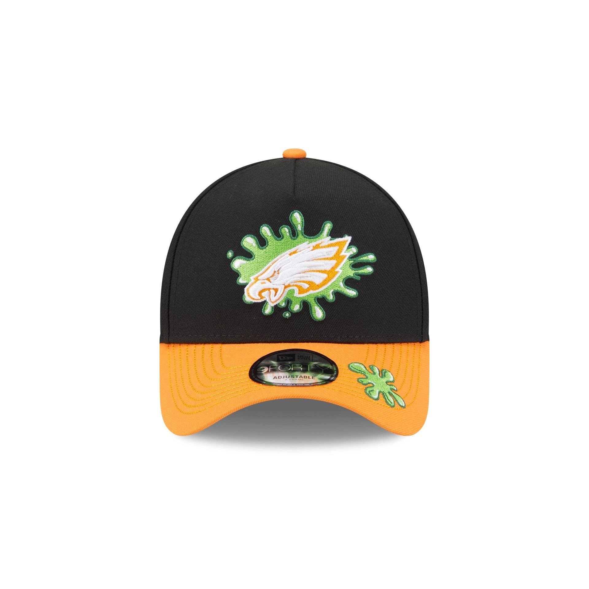 Nickelodeon Slime x Philadelphia Eagles 9FORTY A-Frame Snapback Hat