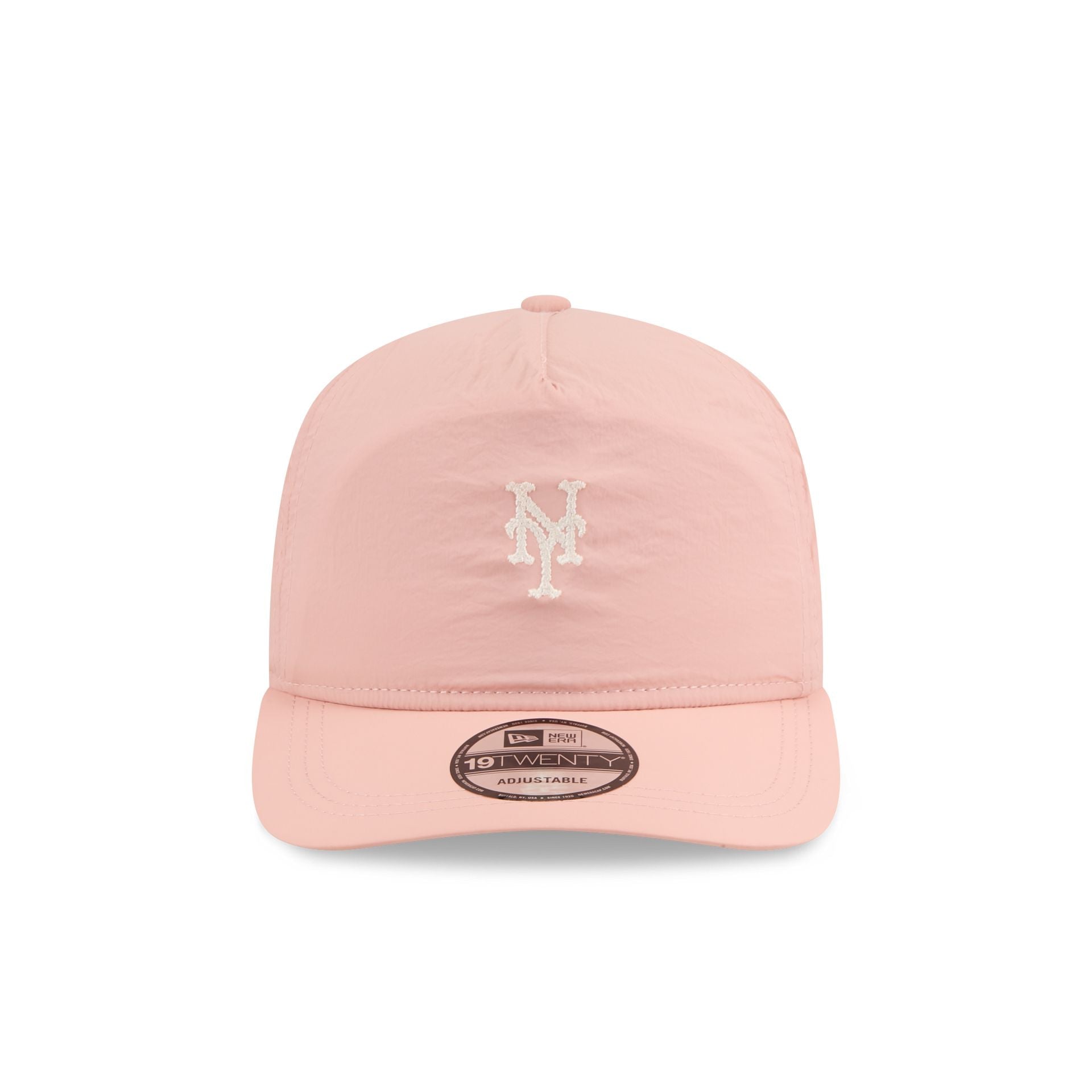 New York Mets Blush Crinkle 19TWENTY Adjustable Hat