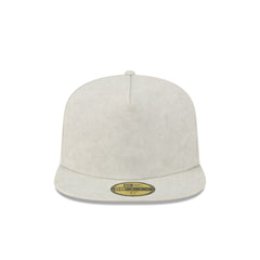 New Era Cap Washed Twill Light Biege 59FIFTY A-Frame Fitted Hat