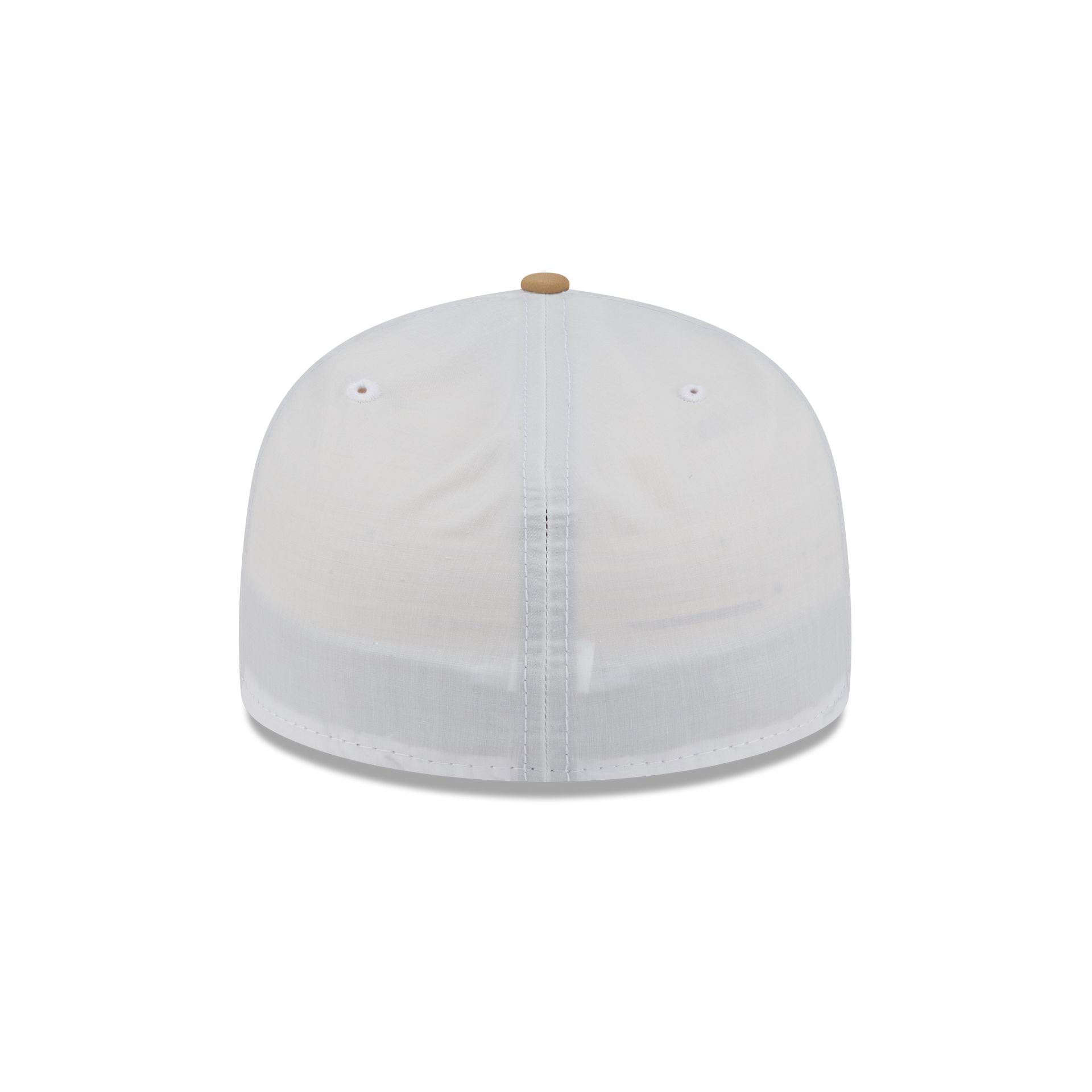 New Era Cap Cotton Nylon Tan Visor Low Profile 59FIFTY Fitted Hat