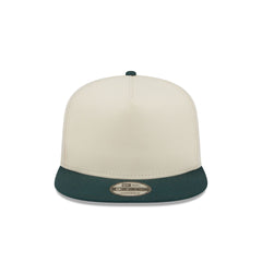 New Era Cap Cotton Nylon Dark Green Visor 9FIFTY A-Frame Snapback Hat