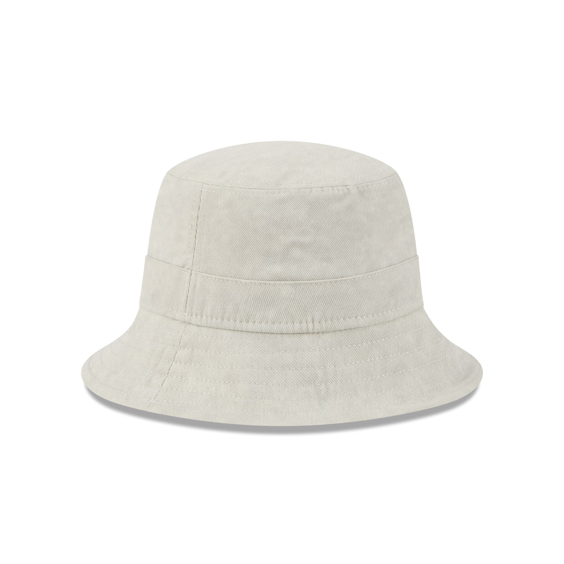New Era Cap Washed Twill Light Biege Bucket Hat