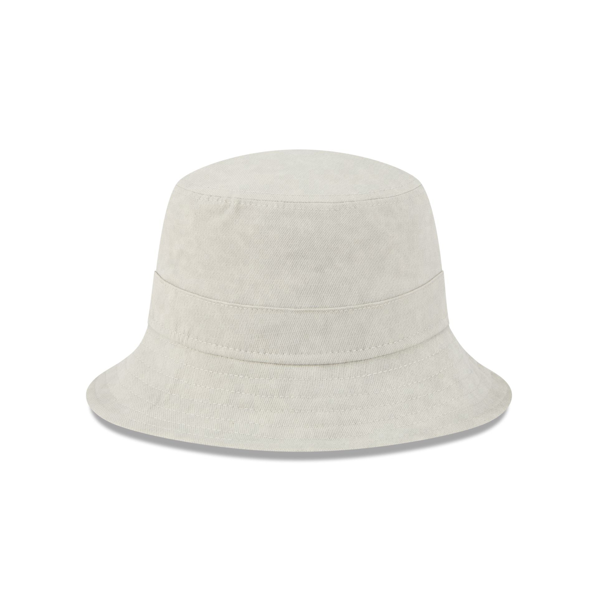 New Era Cap Washed Twill Light Biege Bucket Hat