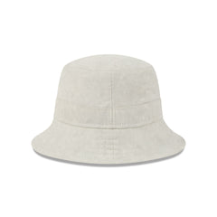 New Era Cap Washed Twill Light Biege Bucket Hat
