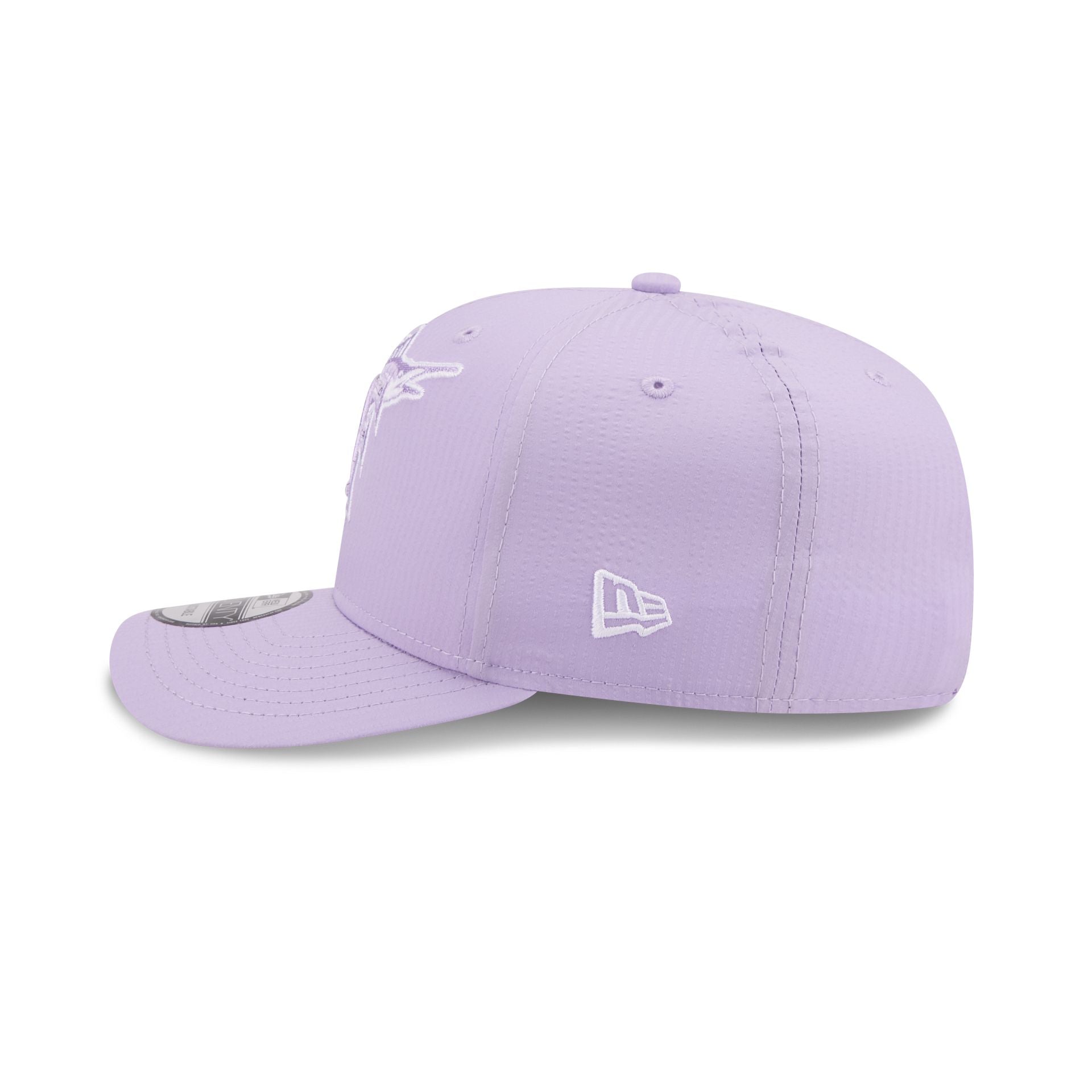 Miami Marlins Pastel Crepe 9SEVENTY Stretch-Snap Hat