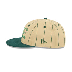 Milwaukee Bucks Pinstripe Script Retro Crown 9FIFTY Adjustable Hat