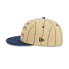 Denver Nuggets Pinstripe Script Retro Crown 9FIFTY Adjustable Hat