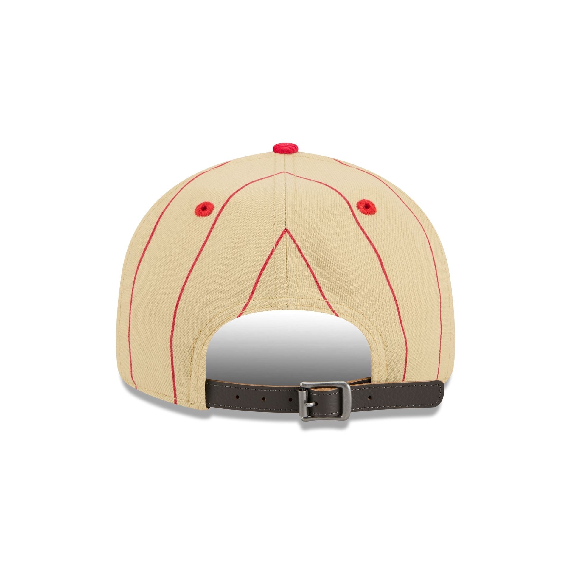 Houston Rockets Pinstripe Script Retro Crown 9FIFTY Adjustable Hat