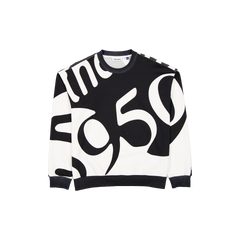 New Era Branded 59FIFTY Splitter Black Crewneck