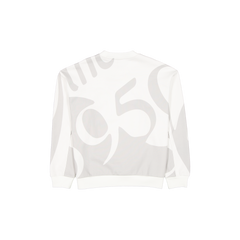 New Era Branded 59FIFTY Splitter College White Crewneck