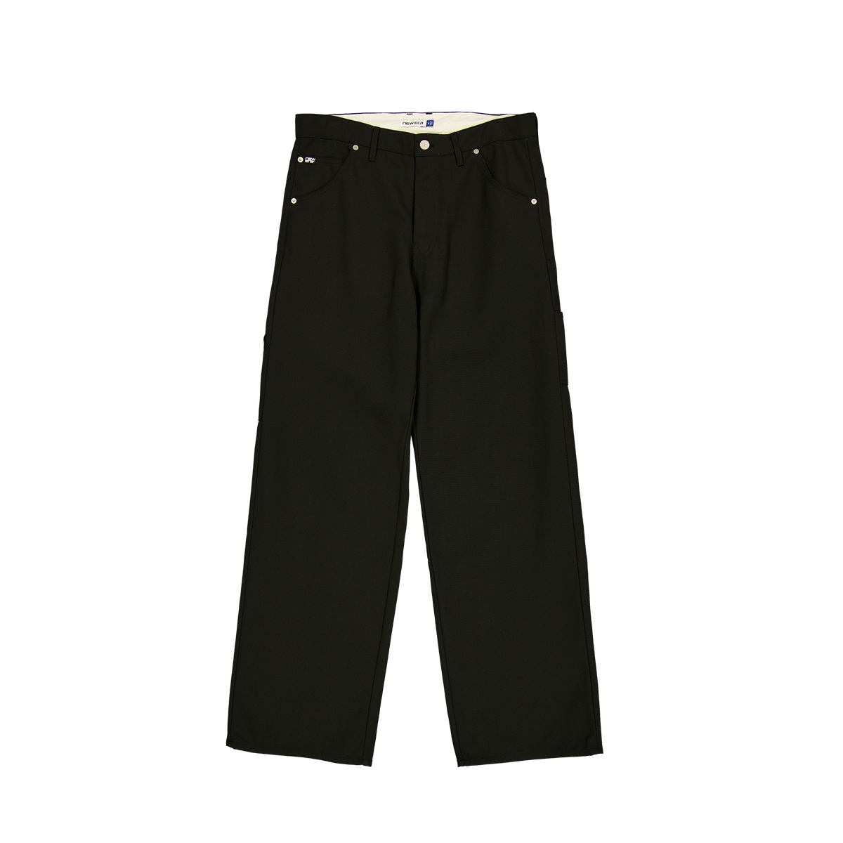 New Era Branded Black Work Pants