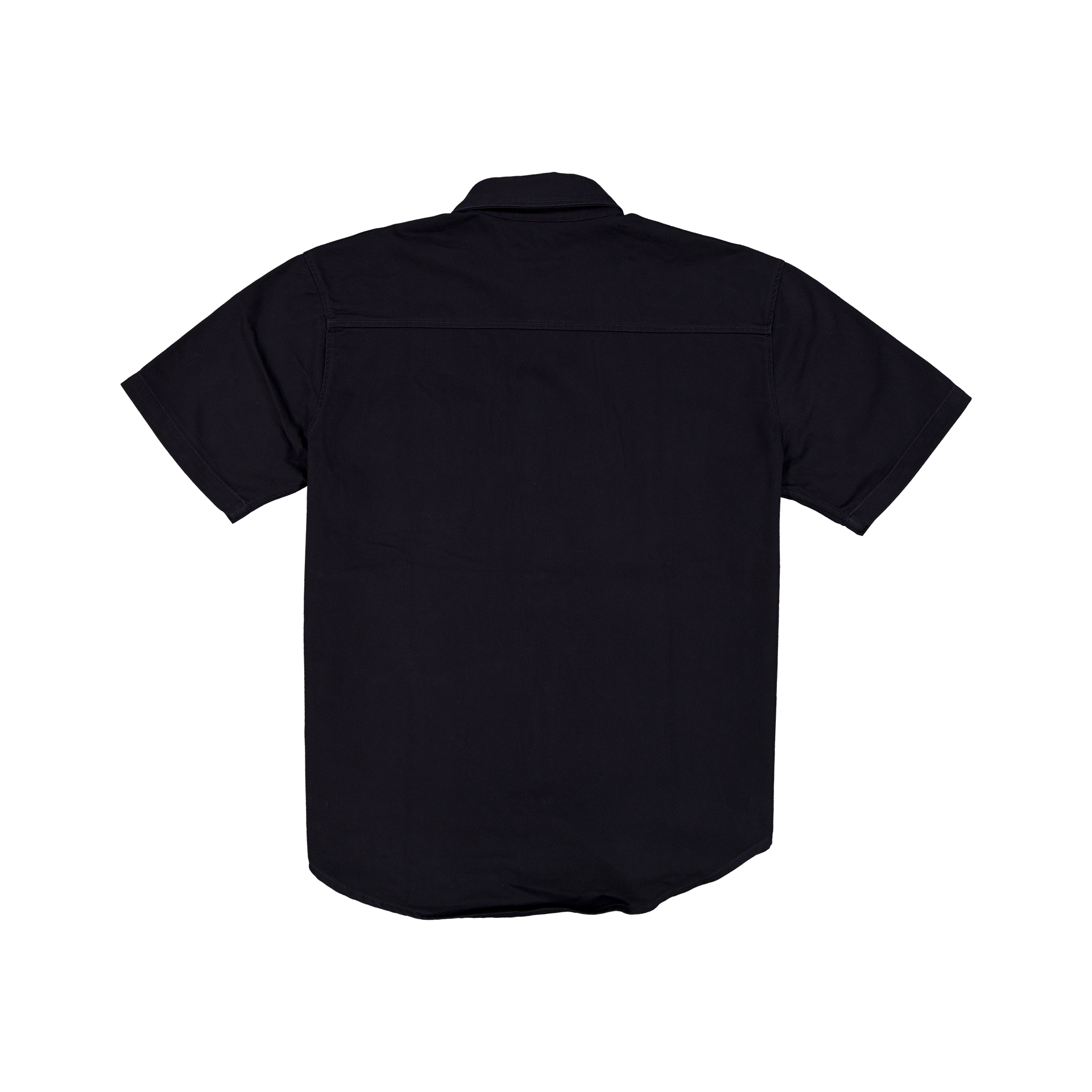 New Era Branded Brushed Cotton Navy Button Up Shirt