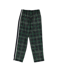 New Era Branded Plaid Navy Track Pants
