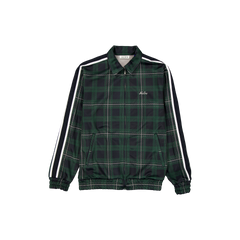 New Era Branded Plaid Navy Track Jacket