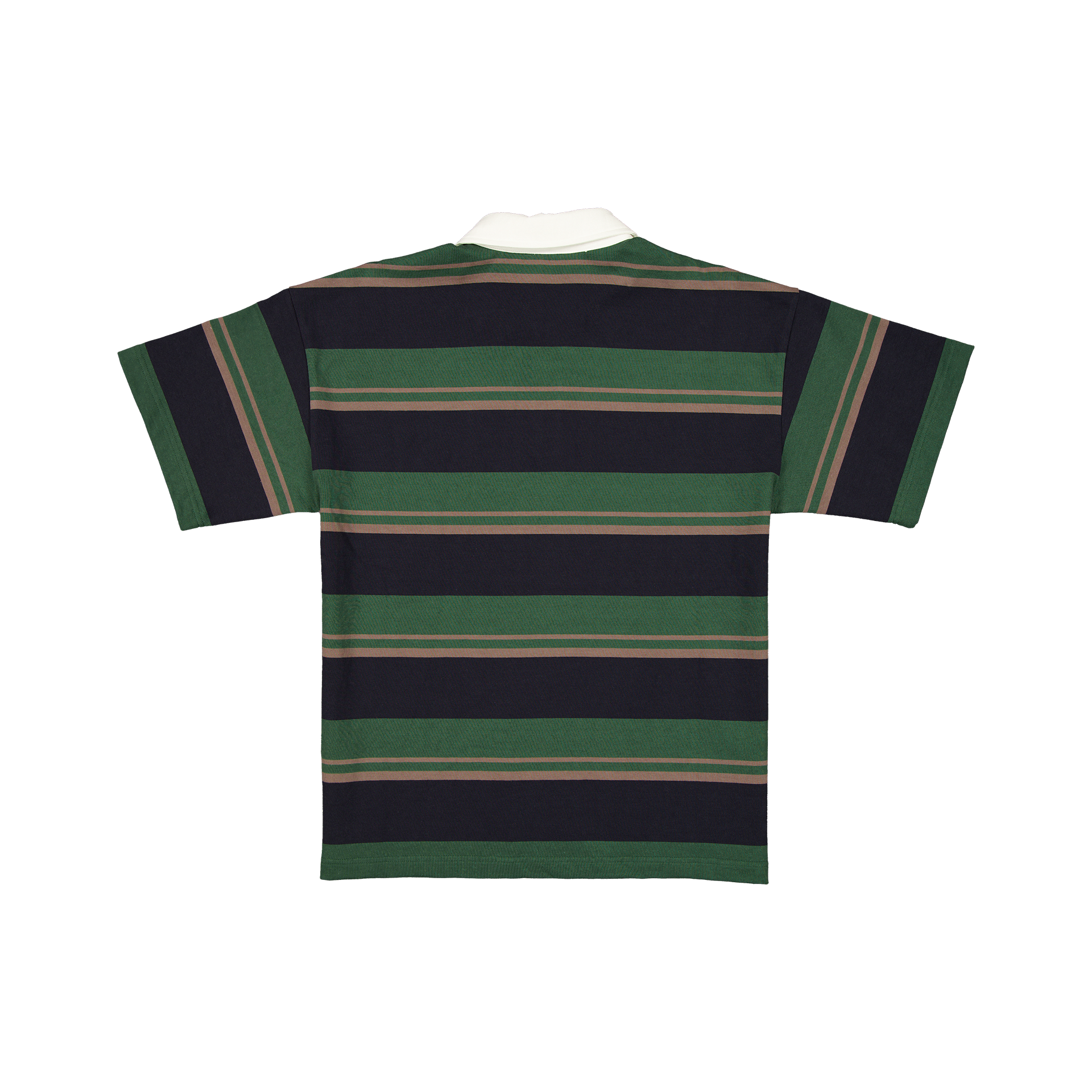 New Era Branded Yarn Dyed Cilantro Green Rugby Shirt