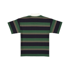 New Era Branded Yarn Dyed Cilantro Green Rugby Shirt