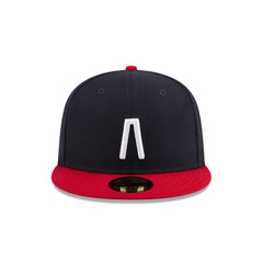 Fear of God Essentials MLB Red Visor 59FIFTY Fitted Hat