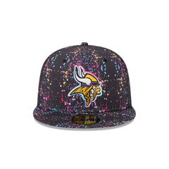 Minnesota Vikings 2025 Crucial Catch 59FIFTY Fitted Hat