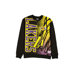 Los Angeles Lakers 2025 City Edition Black Crewneck