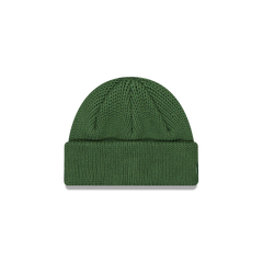 New Era Branded Cilantro Green Short Knit Beanie Hat