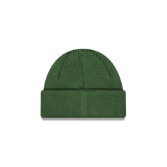 New Era Branded Cilantro Green Short Knit Beanie Hat