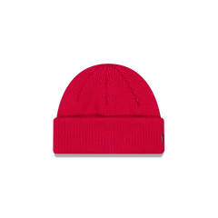 New Era Branded Cardinal Short Knit Beanie Hat