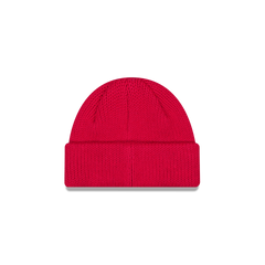 New Era Branded Cardinal Short Knit Beanie Hat